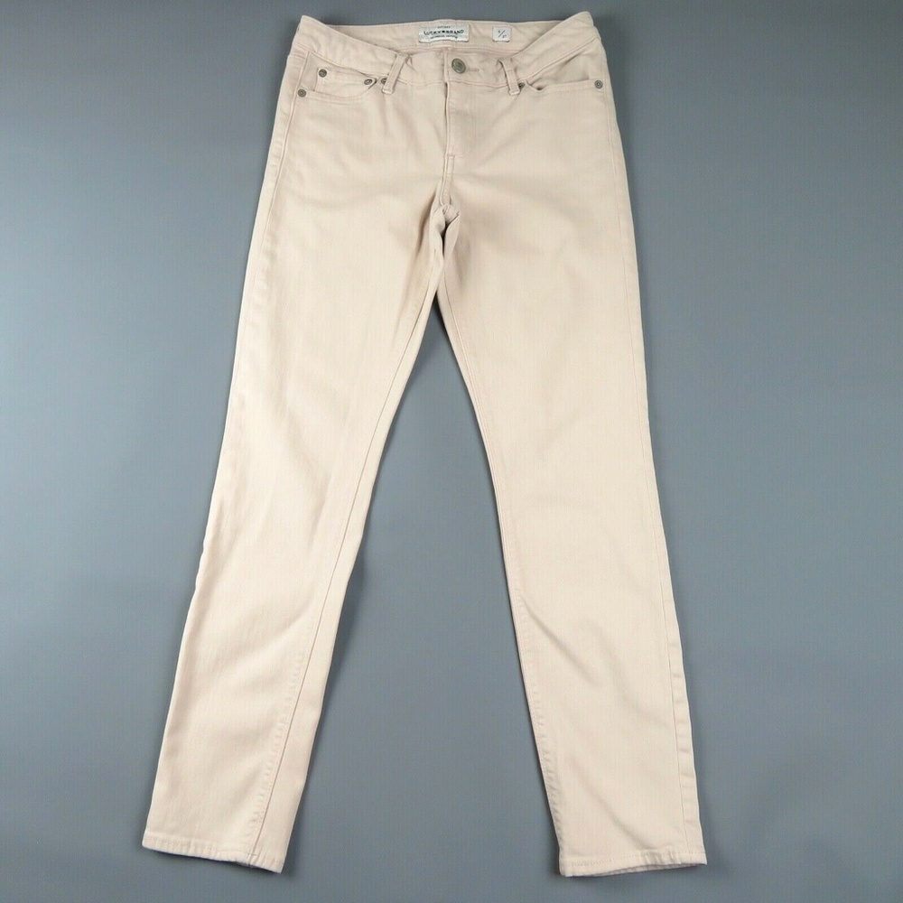 LUCKY BRAND light coral pink Lolita Skinny Jeans